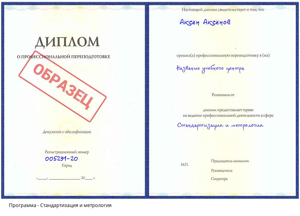 Стандартизация и метрология Талнах
